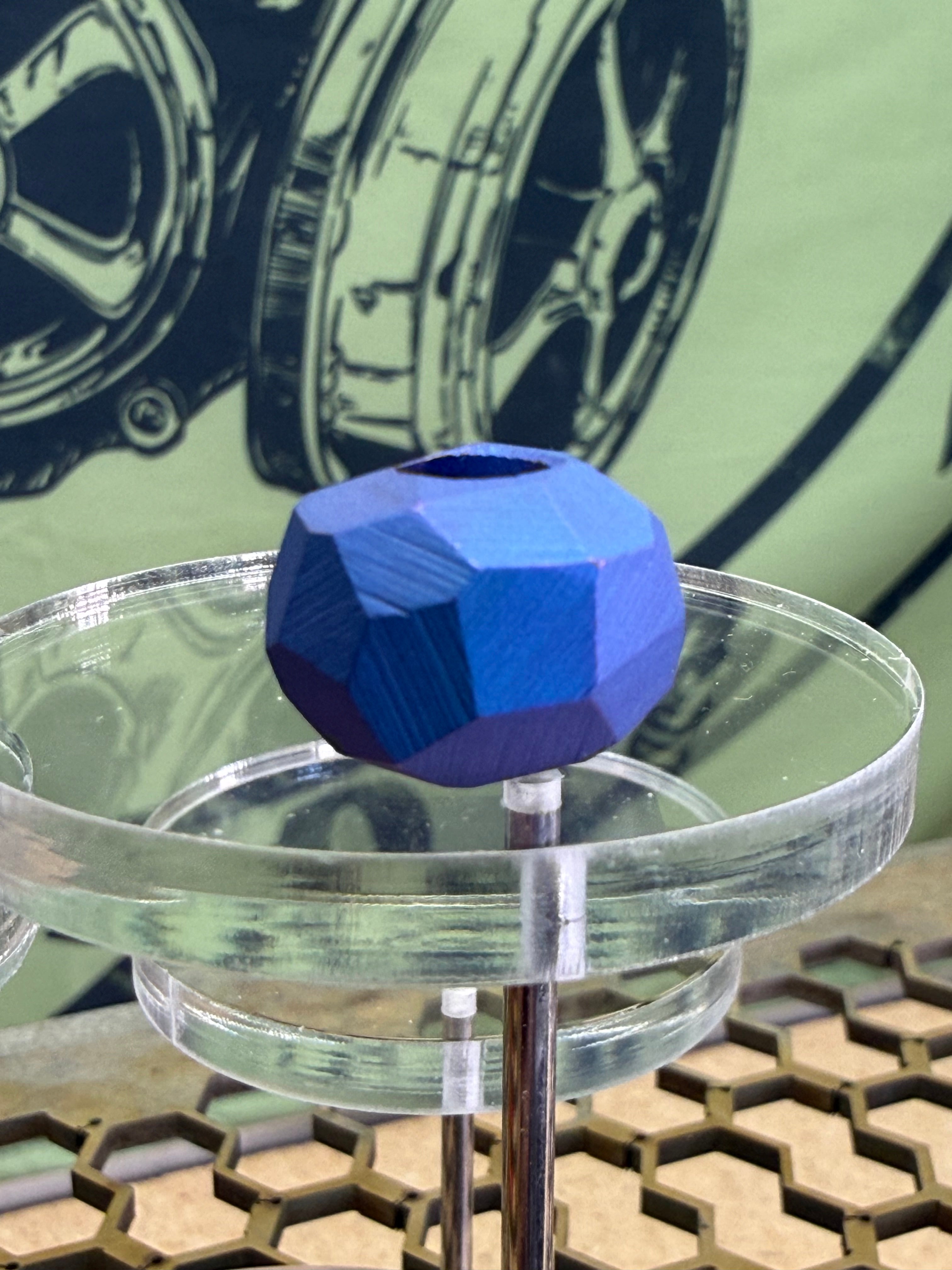 Rock Textured Lanyard Bead